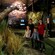A family of 4 admiring a moa displayed at Zealandia